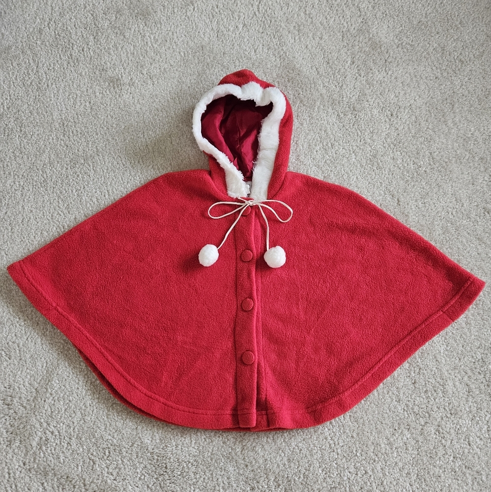 Girl's Christmas Cape Size 4T